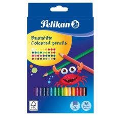   PELIKAN 36 db-os hatszögletű színes ceruza készlet - intenzív színek 
