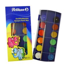 PELIKAN 12 színű vízfesték készlet + ecsettel 