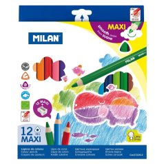 MILAN 261 vastag színesceruza 12 db-os készletben