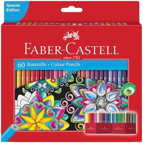 FABER-CASTELL 60 db-os színes ceruza készlet 