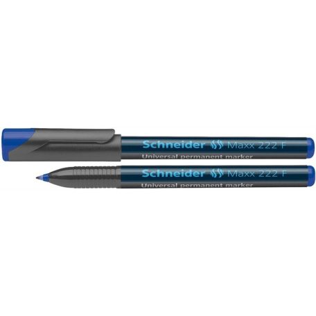 SCHNEIDER "Maxx 222 F" kék színű alkoholos marker / alkoholos filc 