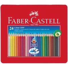   FABER-CASTELL GRIP 2001 24 db-os színes ceruza készlet fémdobozban 