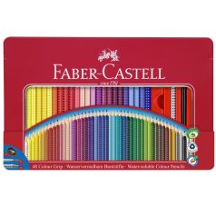   FABER-CASTELL GRIP 2001 48 db-os színes ceruza készlet fémdobozban 