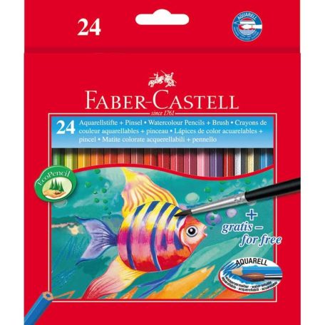 FABER-CASTELL 24 db-os színes aquarell ceruza készlet 