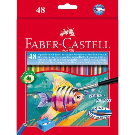 FABER-CASTELL 48 db-os színes aquarell ceruza készlet