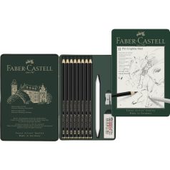   FABER-CASTELL 11 db-os Art and Graphic Pitt Matt grafitceruza készlet fém dobozban