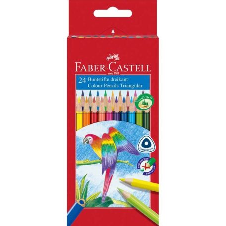 FABER-CASTELL 24 db-os színes ceruza készlet 