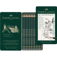   FABER-CASTEL Castell 9000 Design Set 2 12 db-os grafitceruza készlet 5B-5H