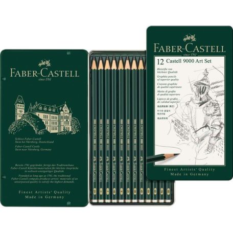 FABER-CASTEL Castell 9000 Art Set 12 db-os grafitceruza készlet  8B-2H