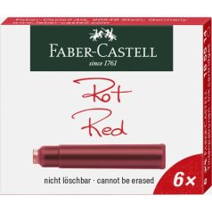 FABER-CASTELL tintapatron 6 db-os Standard piros