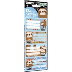LIZZY CARD Lollipop Sloth Royal füzetcímke 12 db 