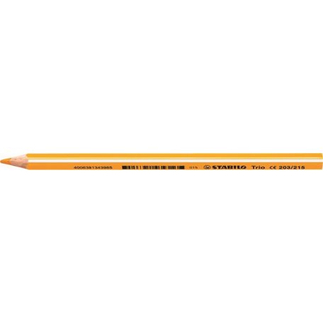 STABILO Trio világos narancssárga színű vastag színes ceruza 