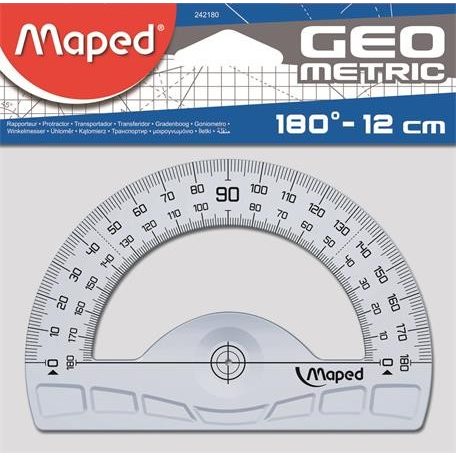 MAPED Geometric 180 fokos szögmérő