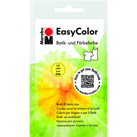 MARABU Easy Color sárga batikoló- és kézi textil festék 25 g - 020
