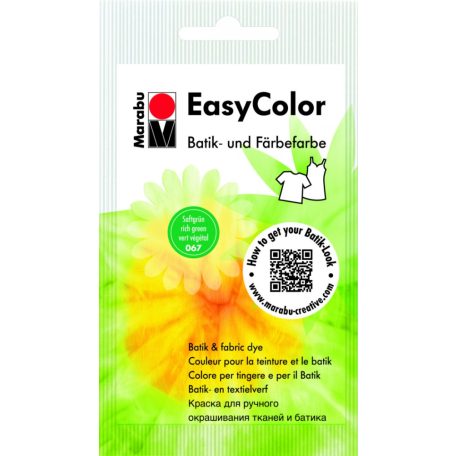 MARABU Easy Color középzöld batikoló- és kézi textilfesték 25 g - 067
