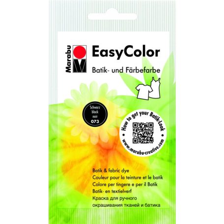 MARABU Easy Color fekete batikoló- és kézi textilfesték 25 g - 073