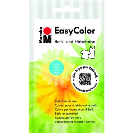 MARABU Easy Color türkiz batikoló- és kézi textilfesték 25 g - 098