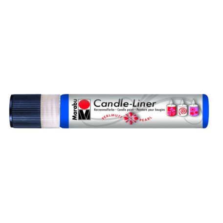 MARABU Candle-liner középkék gyertyadíszítő toll 25 ml - 052