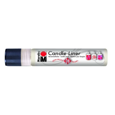 MARABU Candle-liner fehér gyertyadíszítő toll 25 ml - 070