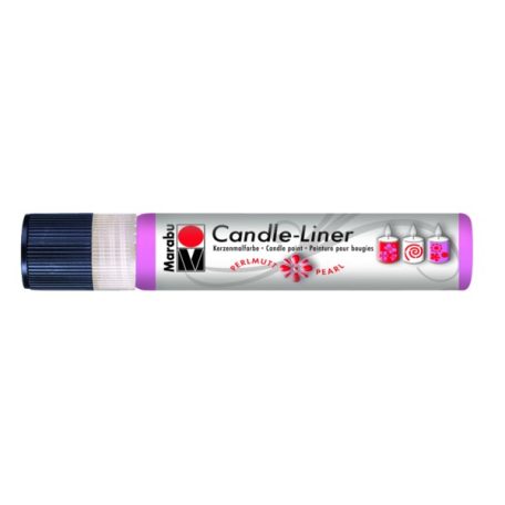 MARABU Candle-liner rózsaszín gyertyadíszítő toll 25 ml - 133 