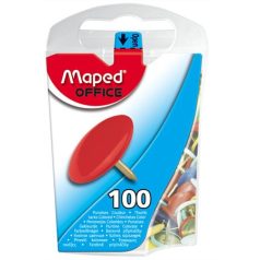 MAPED 100 db színes rajzszög 