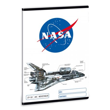 ARS UNA NASA 27-32 négyzethálós füzet A/5