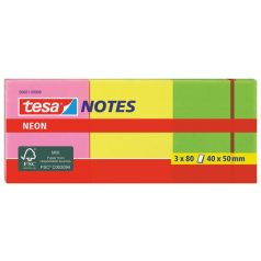 TESA Notes Neon irodai jelölőcímke