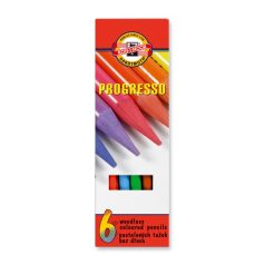 KOH-I-NOOR 8755 6 db-os Progresso színes ceruza készlet 