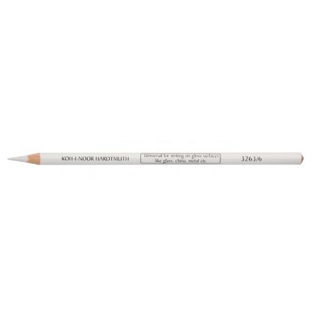 KOH-I-NOOR 3263 dermatograph ceruza - fehér 