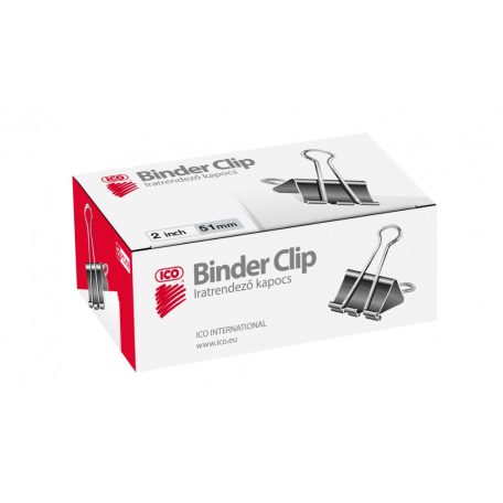 ICO Binder csipesz 51 mm / 12 db 