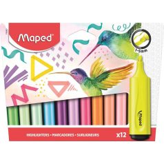 MAPED Fluo Peps Assorted 12 db-os szövegkiemelő készlet 