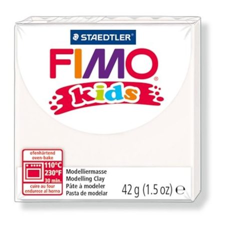 STAEDTLER FIMO Kids fehér égethető gyurma - 0 - 42 g 