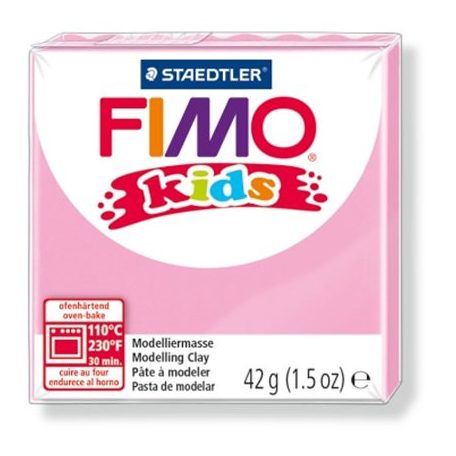 STAEDTLER FIMO Kids pink égethető gyurma - 220 - 42 g 