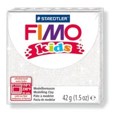   STAEDTLER FIMO Kids fehér glitteres égethető gyurma - 052 - 42 g 