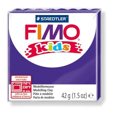 STAEDTLER FIMO Kids lila égethető gyurma - 6 - 42 g 