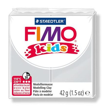 STAEDTLER FIMO Kids világosszürke égethető gyurma - 80 - 42 g 