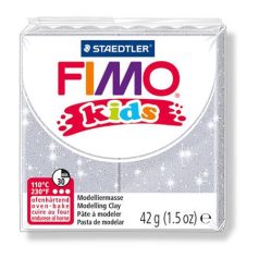  STAEDTLER FIMO Kids ezüst glitteres égethető gyurma - 812 - 42 g 