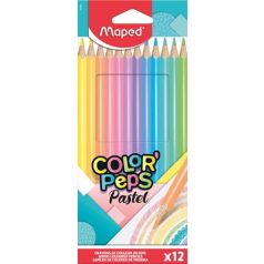 MAPED Color Peps Pastel 12 db-os színes ceruza készlet 