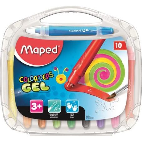 MAPED Color Peps GEL 10 db-os zsírkréta készlet 