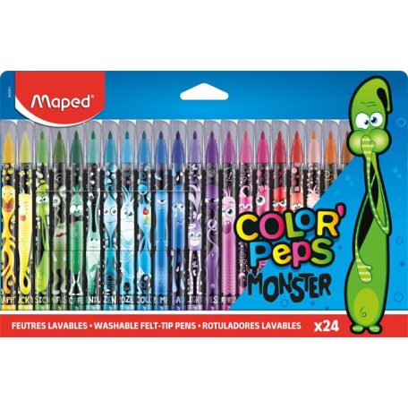 MAPED Color Peps Monster 24 db-os filctoll készlet 