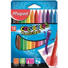 MAPED Color Peps PlastiClean 12 db-os zsírkréta 