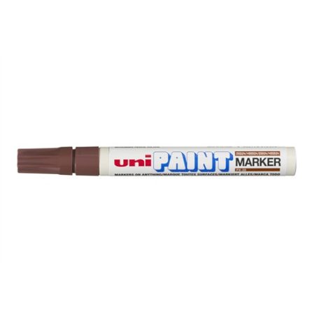 UNI Paint Marker lakkfilc BARNA - vastag 