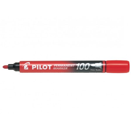 PILOT Permanent marker 100 - alkoholos marker - piros 